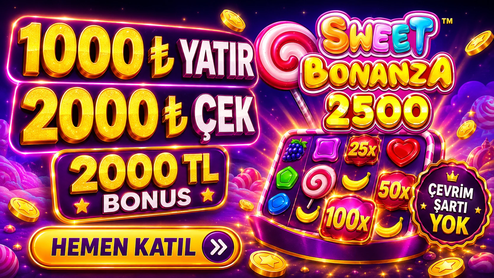 🎁 1000 ₺ YATIR – 2000 ₺ ÇEK KAMPANYASI