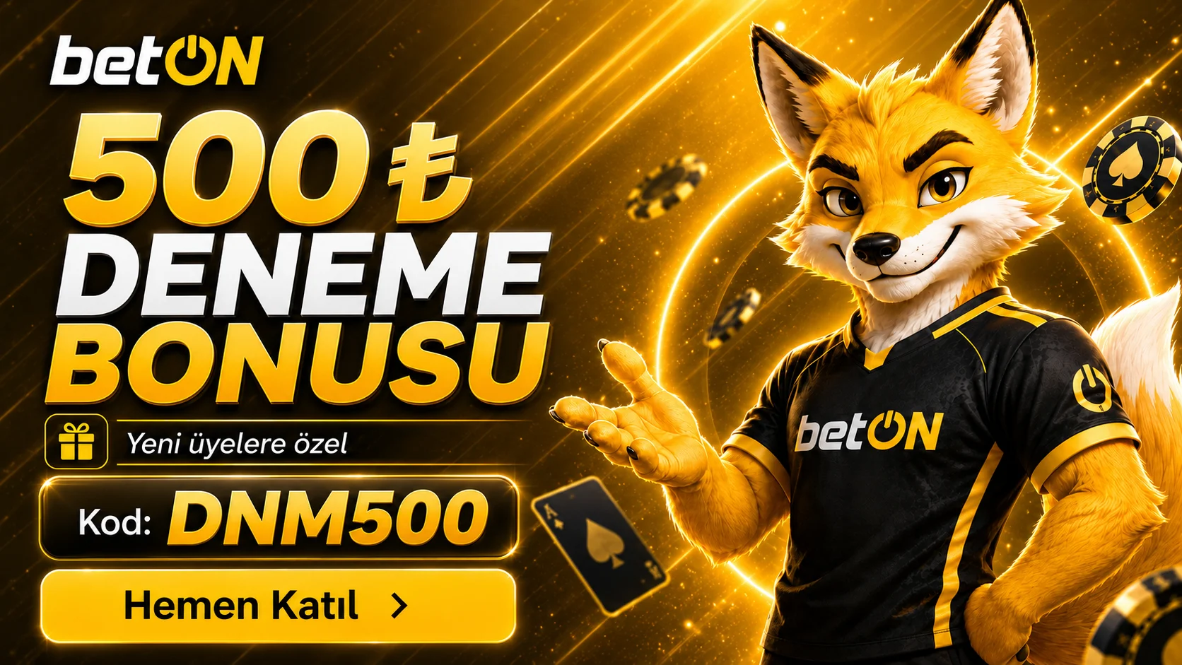 500 ₺ Deneme Bonusu